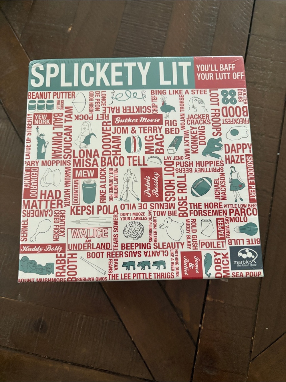 splickety lit you'll baff your lutt off workshop game complete new/sealed